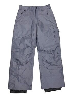 NIKE ACG Snow Pants Snowboard Ski Waterproof Winter Cargo Gray Pants Mens Medium